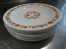 Arcopal Motif Scania :  8 Assiettes Dessert Bon Etat