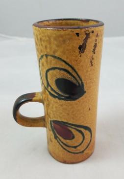 Vintage Caffe D' Vita Grand Pottery Espresso Demitasse Cordi