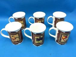 Vintage Ensemble Fin OS Chine Churchill Angleterre Fruit App