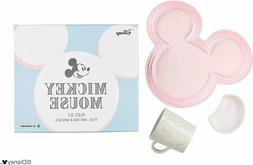 Set Mickey Mouse Tasse Plaque